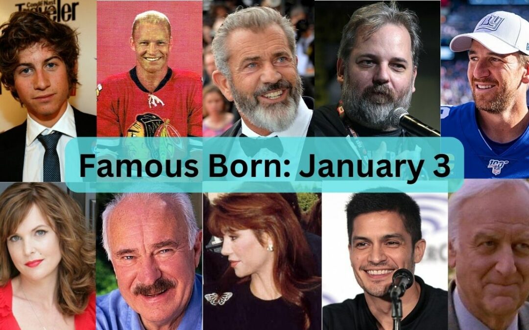 Famous People born on January 3