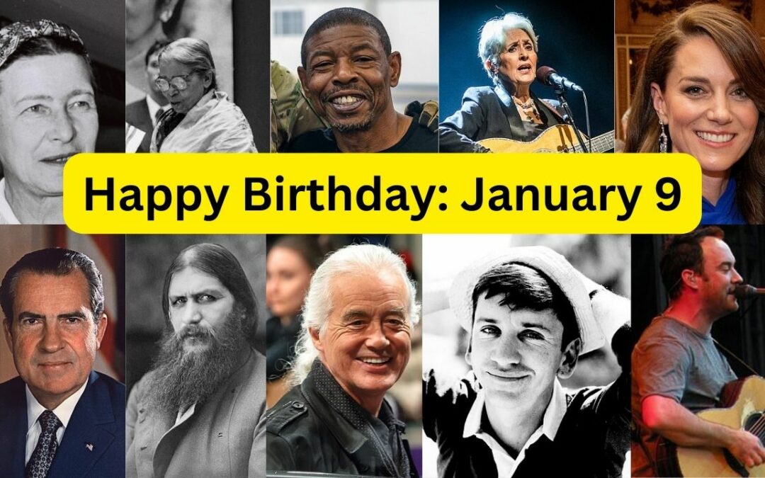 Famous People Born January 9