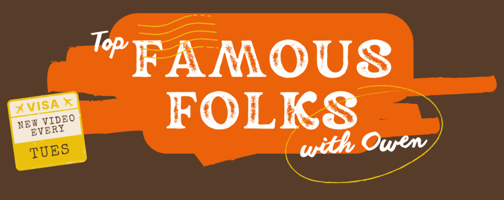 Top Famous Folks Website Banner